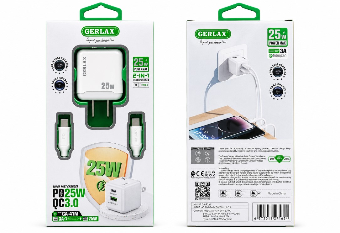 Gerlax GA41M Charger Set C to C