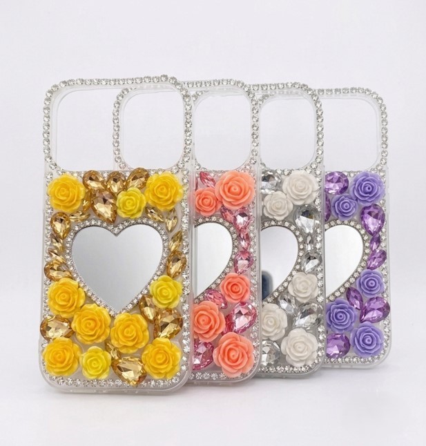 Flower Mirror Case