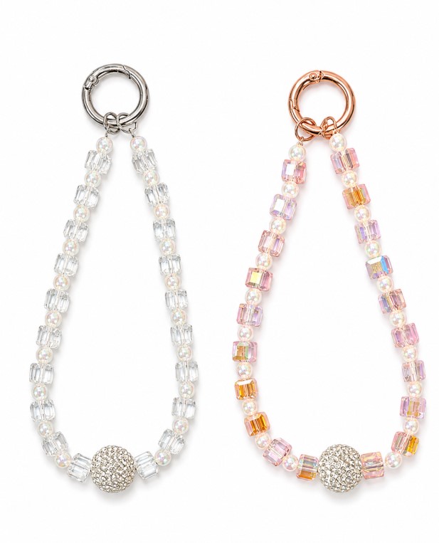 Crystal Beaded Phone Lanyard