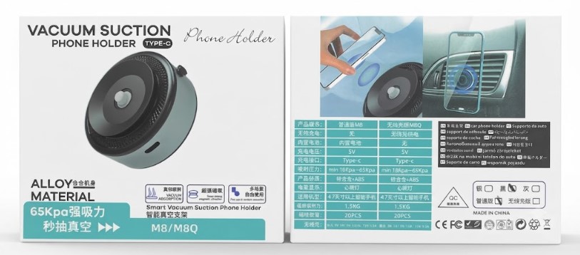 Vacuum Suction Car Phone Holder M8Q