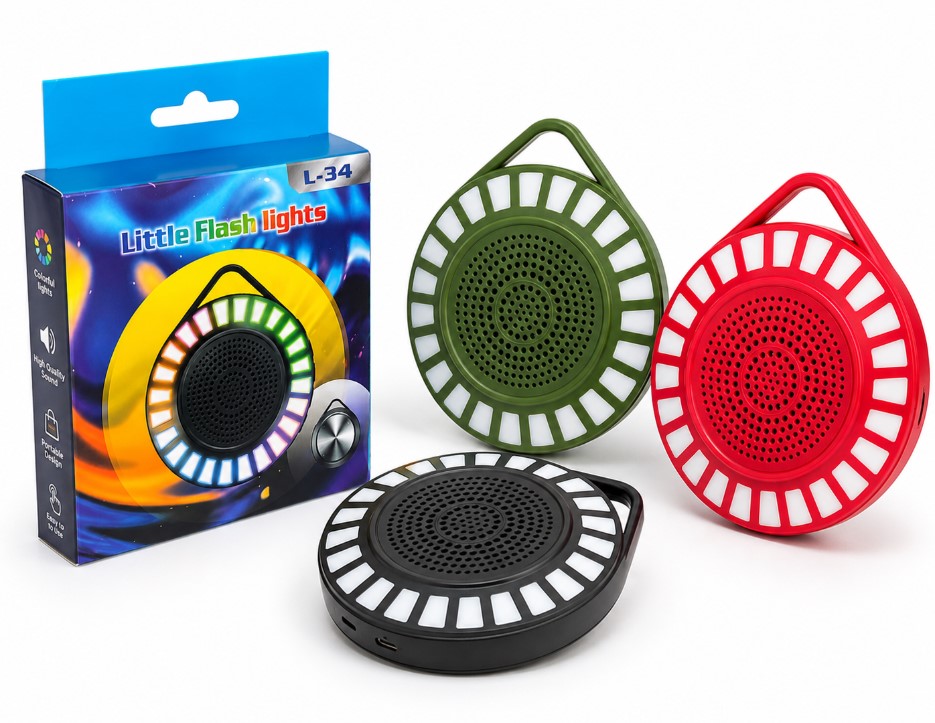 RGB Bluetooth Speaker with LED Lights