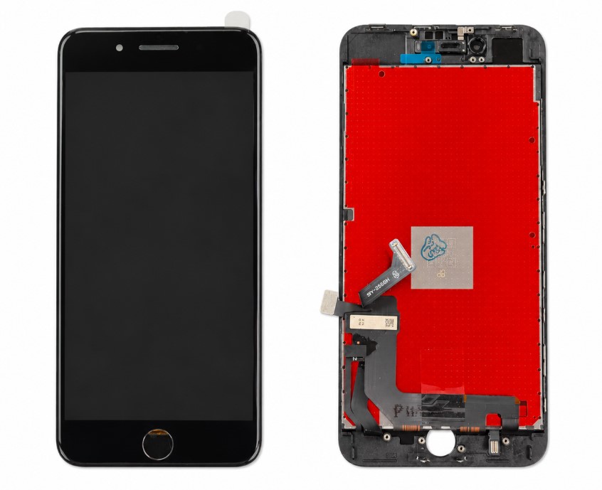 iP 8+ HD+ LCD Display Assembly - Black