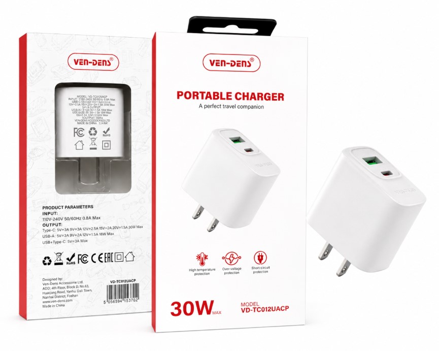 VD-TC012UACP 30W ADAPTER