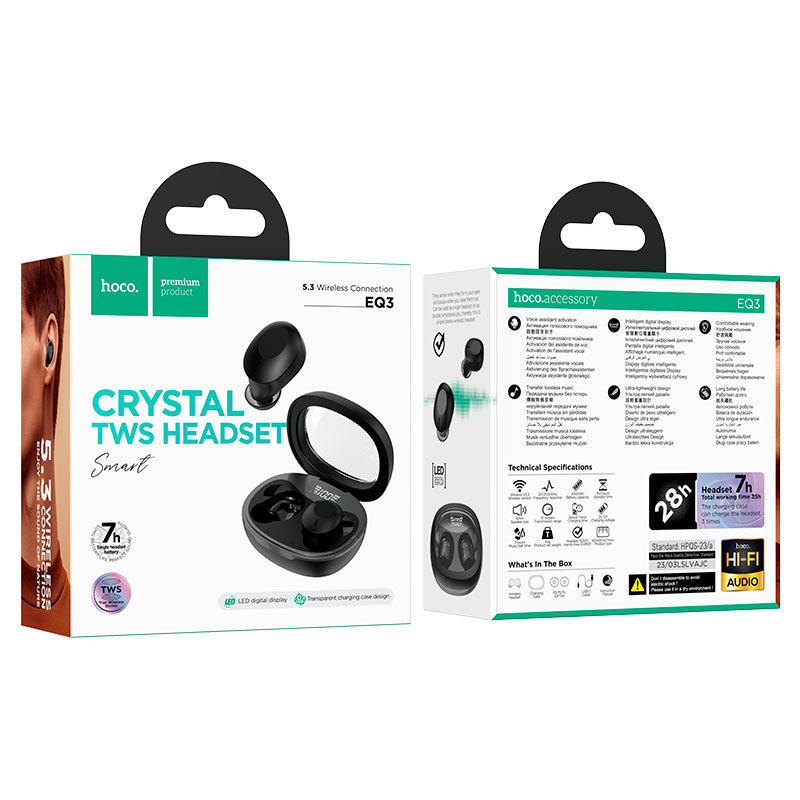 Hoco. EQ3 Smart Wireless BT Earbuds