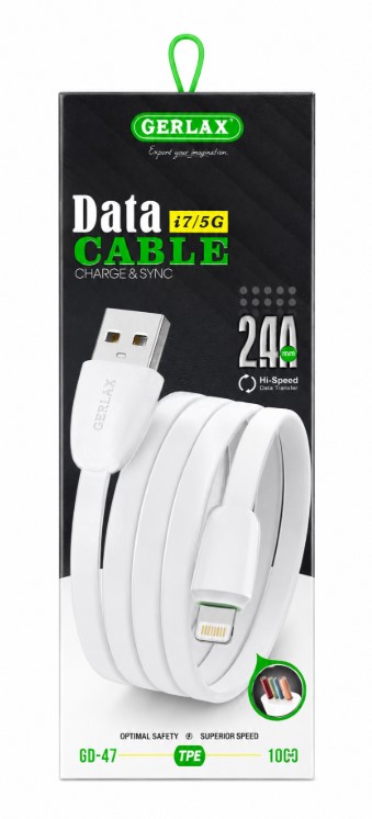GERLAX GD-47 USB to Lightning Cable
