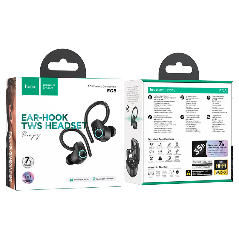 Hoco. EQ8 Ear-hook Headset