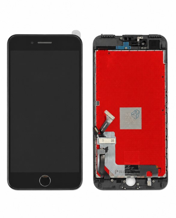 iP 7+ HD+ LCD Display Assembly- Black